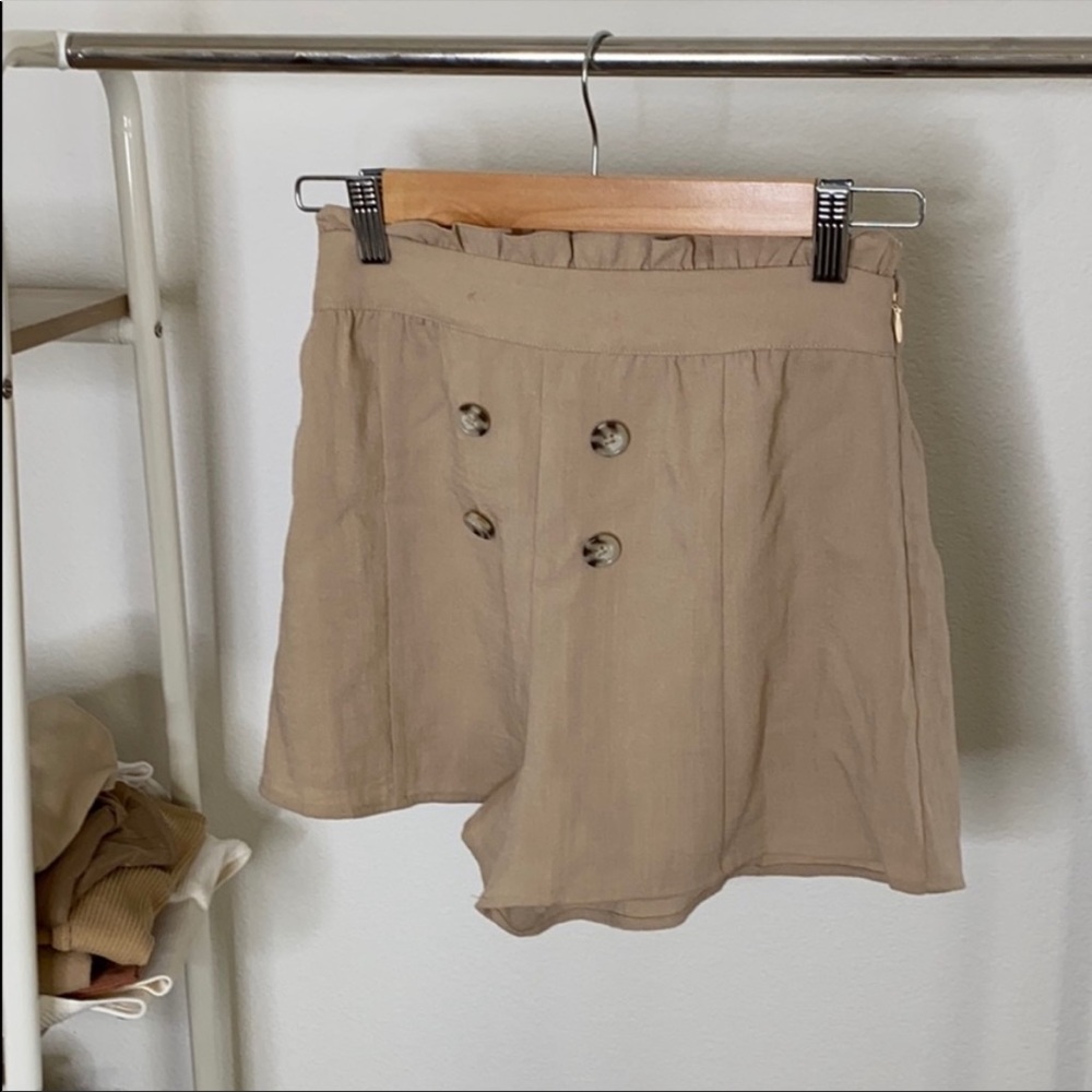 Revolve Tularosa Tan Shorts - image 1